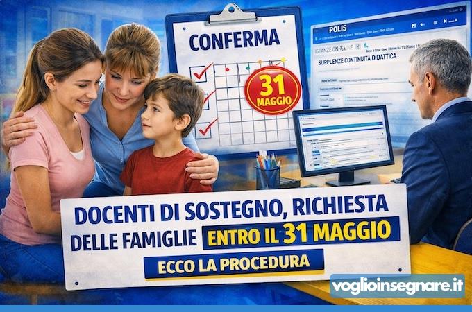 conferma docente di sostegno