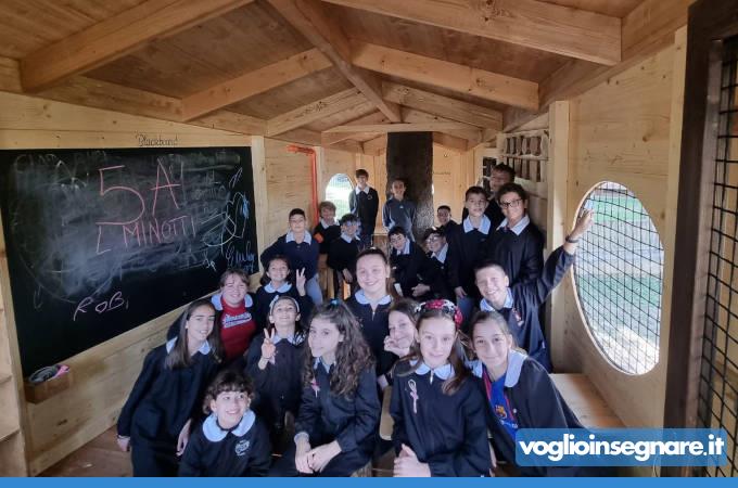 Monza, la storia dei bambini che fanno lezione nella casa sull’albero.