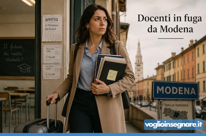 docenti in fuga da modena