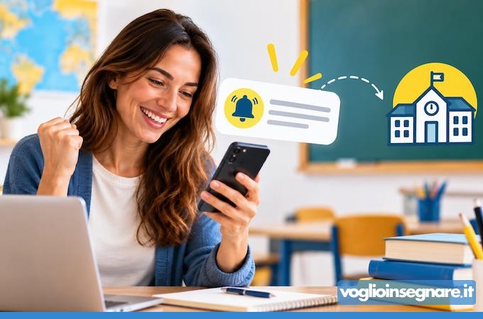 Interpelli scuola: una notifica può trasformarsi in una supplenza