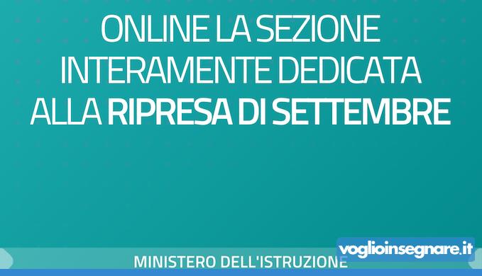 Rientro a scuola: le risposte ufficiali del MIUR alle domande più frequenti