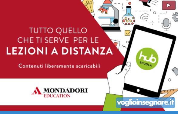 12mila contenuti gratis: l'iniziativa di Mondadori e Rizzoli per la didattica online