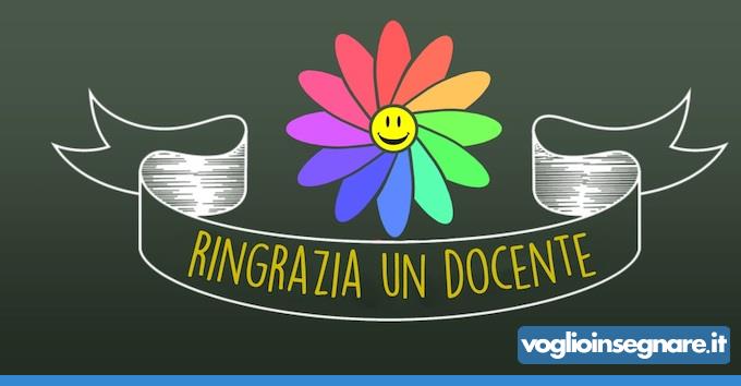 #RingraziaUnDocente: dal 3 al 9 maggio la settimana italiana dell'insegnante