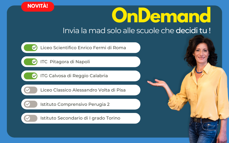 popup servizio OnDemand